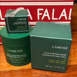 LANEIGE Cica Sleeping Mask - 2 oz and .3 oz travel size